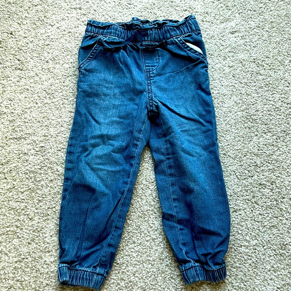 Kids Blue Denim Joggers Cat & Jack 3T